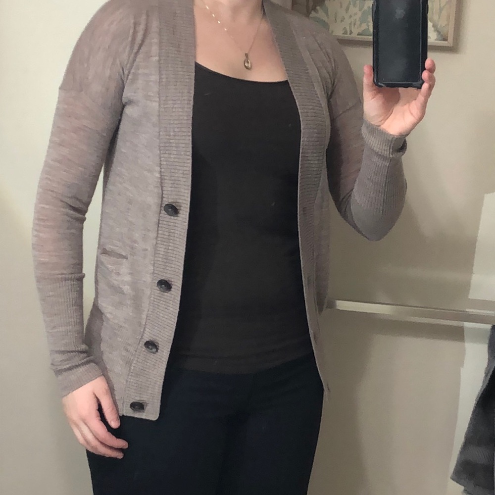 🛍 DONATED LOFT | Long Sleeve Cardigan with Buttons - Picture 5 of 6